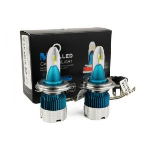 Ultra Compact Φώτα LED Αυτοκινήτου 2 X 30W H4 12V,24V IP65 Headlight (60W 6000LM) 6500K mi2