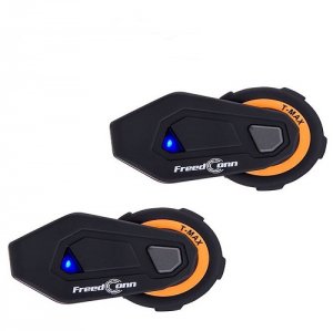 Ενδοεπικοινωνία Bluetooth Κράνους Μηχανής Αδιάβροχο για εώς και 6 Χρήστες T-MAX