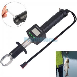Γάντζος - Grip Ψαρέματος με Ζυγαριά 25kg, Ψηφιακή Οθόνη LED, Μεζούρα 1m &amp; Θερμόμετρο - Λαβή Αλιείας για μεγάλα ψάρια - Fish Grip