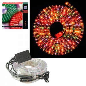 Φωτοσωλήνας Led 10m RGB Πολύχρωμο με Θερμό Φωτισμό &amp; 8 Προγράμματα - Χριστουγεννιάτικα Λαμπάκια