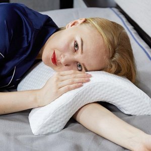 Επαναστατικό Βαμβακερό Μαξιλάρι Αφρού Για Ύπνο Χωρίς Μουδιάσματα 35x30x12cm OEM
