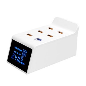 Φορτιστής - Τροφοδοτικό Με 6 Εξόδους USB 40W &amp; QC3.0