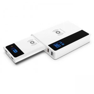 Φορτιστής Τροφοδοτικό Usb QC3.0 Με Powerbank &amp; Ασύρματη Φόρτιση 5000mAh