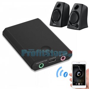 Mini Bluetooth Δέκτης &amp; Πομπός Μετάδοσης - Μετατροπέας Ενσύρματων Συσκευών σε Ασύρματες - Handsfree Ομιλία - Bluetooth Audio Adapter Transceiver