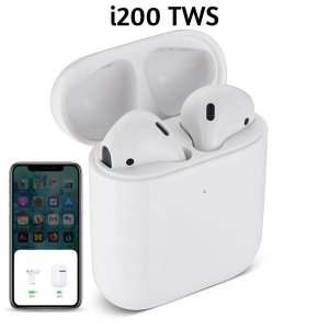 Ασύρματα Ακουστικά Αφής Bluetooth 5.0 με Αυτόματη Σύνδεση Pop-up στο Κινητό, Ασύρματη Φόρτιση, Μικρόφωνο - Handsfree Earphones χωρίς Καλώδιο