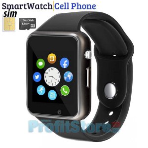 Smart Watch Αφής Κινητό A-Watch Τηλέφωνο Bluetooth &amp; Handsfree με Ελληνικό Μενού, Ίντερνετ, Κάμερα, Facebook, Twitter, Βηματομετρητή, Ποιότητα Ύπνου