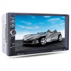 Multimedia Οθόνη Αφής 7 TFT Αυτοκινήτου 2DIN Bluetooth με Κεραία GPS, MP3 Player, USB, 2 x SD, AUX, FM, Ενισχυτή 4x60W Ηχείων, Πλαίσιο &amp; Χειριστήριο