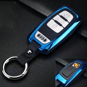 Αντιανεμικός Ηλεκτρονικός Αναπτήρας USB - Μπρελόκ Κλειδιά Αυτοκινήτου