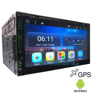 Android GPS Ηχοσύστημα Multimedia DVD Οθόνη Αφής 7 2 Din TFT Αυτοκινήτου - με Ελληνικό Μενού, Play Store, Maps, Bluetooth, Handsfree, MP3, USB, SD