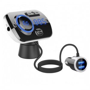 Πομπός Αυτοκινήτου FM Transmitter Bluetooth 5.0+EDR με Θύρα Ταχείας Φόρτισης QC3.0