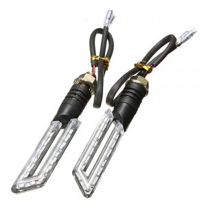 Φλας Μοτοσυκλέτας με 15 smd LED Κίτρινα Σετ 2 τμχ