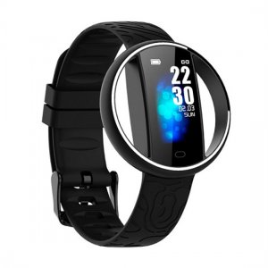 Αδιάβροχο Bluetooth Ρολόι Smart Watch με Ειδοποίηση Εφαρμογών, Θερμιδομετρητή, Μετρητή Πίεσης, Παλμών &amp; Ποιότητας Ύπνου - Μαύρο