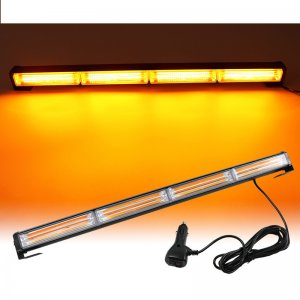 LED Μπάρα Προβολέας Εργασίας Έκτακτης Ανάγκης Πορτοκαλί Φάρος 3000 lumens 12,24v IP67 Οροφής Αυτοκινήτου με 14 Λειτουργίες &amp; Χειριστήριο
