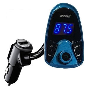 Bluetooth USB MP3 Player με Μικρόφωνo, CVC &amp; Φορτιστής  Car FM Transmitter Andowl Q-B68