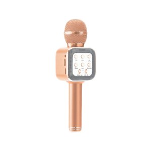 Ασύρματο Bluetooth Mικρόφωνο KARAOKE &amp; Hi-Fi Hχείο WSTER WS-1818 Ροζ