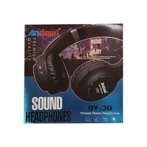 Ασύρματα On-Ear Ακουστικά Bluetooth με Aux, SD,TF, FM Radio &amp; Μικρόφωνο - Andowl Foldable Wireless Headphones