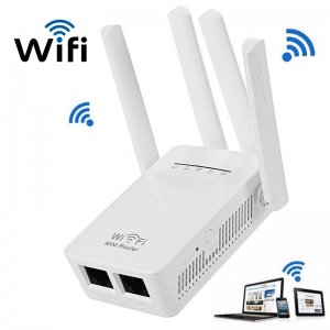 Ενισχυτής Wifi - WiFi Repeater &amp; Router 300Mbps 2,4Ghz - Access Point με LAN &amp; Ethernet