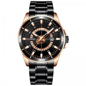 Ανδρικό Ρολόι Curren Black - Analog Quartz Mens Wristwatch