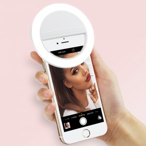 Selfie Φωτογραφικό Δαχτυλίδι - Φωτιστικό Κλιπ για Φωτογραφίες από Κινητό, Laptop - Mini Selfie Ring LED Light Lamp