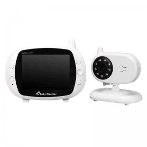 Ασύρματο Baby Monitor με IR Νυχτερινή Όραση, Θερμόμετρο, Χαλαρωτικά Τραγούδια, Αμφίδρομη Επικοινωνία, Κάμερα &amp; Οθόνη - Σύστημα Παρακολούθησης