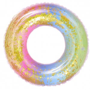Φουσκωτό Σωσίβιο Πολύχρωμο με Glitter 80cm - Inflatable Float