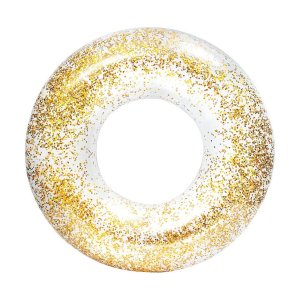 Φουσκωτό Σωσίβιο Χρυσό με Glitter 100cm - Inflatable Float