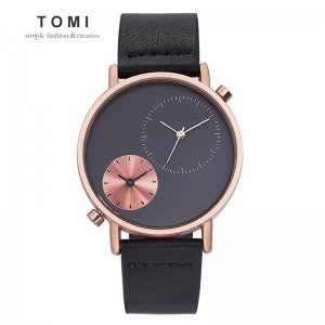 Ανδρικό Ρολόι TOMI - Casual Analog Watch For Men Μαύρο