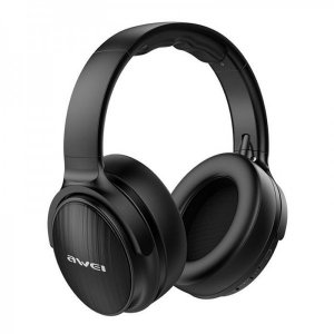 Πτυσσόμενα Ακουστικά Bluetooth Stereo με Αποσπώμενο Καλώδιο AUX Μαύρα