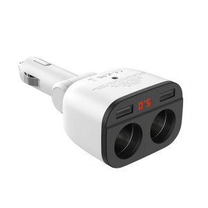Φορτιστής Αυτοκινήτου 2 USB και LED 3.1A
