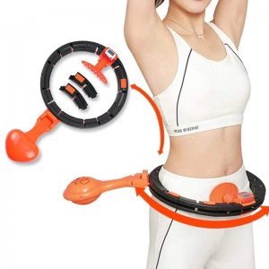 HULA HOOP Massager Κάψτε Κοιλιακό Λίπος - Όργανο Εκγύμνασης, Μασάζ και Αδυνατίσματος - Το Στεφάνι που δεν Πέφτει Ποτέ