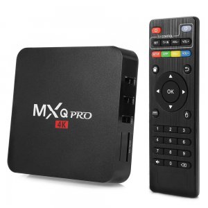 Μετατροπέας SmartTV Mini Android 8.1 TV Box 4K Ultra HD WiFi 8GB 3D SD , USB Quad Core Miracast με Playstore, Netflix, Youtube MXQ PRO ΟΕΜ