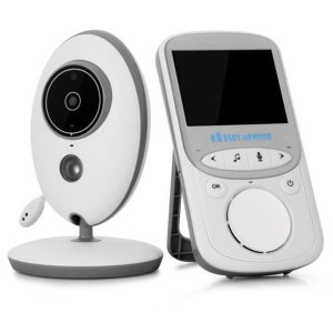 Ασύρματο Baby Monitor με Κάμερα, Οθόνη 2.4″ LCD, Θερμοκρασία, Μικρόφωνο &amp; Ηχείο Ενδοεπικοινωνίας Μωρού, Night Vision Νυχτερινή Λήψη &amp; Νανουρίσματα