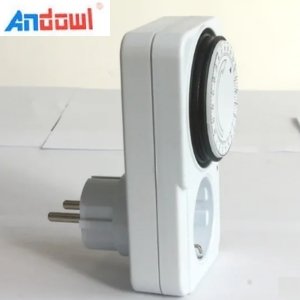Μηχανικός Χρονοδιακόπτης Πρίζας 24 Ωρών ANDOWL