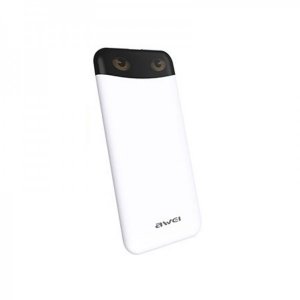 Power Bank 10000mAh - Έξτρα Μικρή Φορητή Μπαταρία για Κινητά, Κάμερες και Tablet - Άσπρο