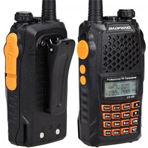 Πομποδέκτης VHF UHF 5W Pofung Φορητός Dual Band Ασύρματος με Μεγάλη Μπαταρία, 128 Κανάλια &amp; Ακουστικό