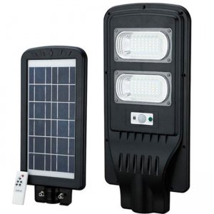 Αδιάβροχο Ηλιακό Φωτιστικό 40W LED Εξωτερικού Χώρου με Τηλεχειριστήριο - Προβολέας Δρόμου με Φωτοβολταϊκό Πάνελ