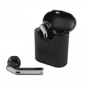 Επαναφορτιζόμενα Ασύρματα Ακουστικά Bluetooth με Θήκη Φόρτισης MOXOM