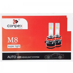 Εμπρόσθια Φώτα Αυτοκινήτου 9000LM (2x4500lm) H11 LED FULL CANBUS - 90W (2x45w) 6500K Λαμπτήρες CONPEX M8 2τμχ