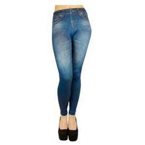 Τζιν Κολάν Slim N Lift Caresse Jeans - Μπλε Χωρίς Σκισίματα