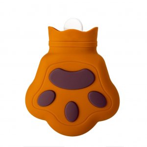 Θερμοφόρα Πατούσα Σκύλου - Hot Water Bottle Dog Paw 450ml Καφέ