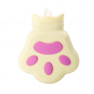Θερμοφόρα Πατούσα Σκύλου - Hot Water Bottle Dog Paw 450ml Λευκό
