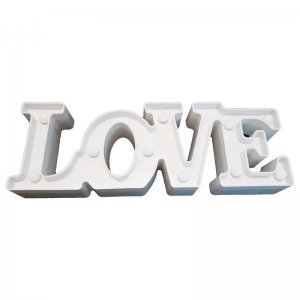 Διακοσμητικό  Επιτραπέζιο Φωτιστικό LED Love Λευκό
