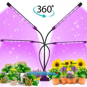 360º Φωτιστικό 80x LED Ανάπτυξης Φυτών Full Spectrum 4 x Λάμπα Θερμοκηπίου Εσωτερικού Χώρου - Plant Grow Panel Light