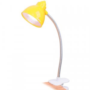 Μίνι LED USB Φωτιστικό Γραφείου με Κλιπ &amp; Εύκαμπτο Βραχίονα - Clip LED Lamp Κίτρινο