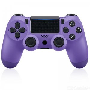 Ασύρματο Χειριστήριο PS4 με Λειτουργικό Ηχείο - Doubleshock - Συμβατό με Υπολογιστές - CTR Wireless Controller Electric Purple Μωβ