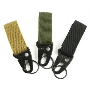 Σετ Κρεμαστών Γάντζων Carabiner Molle Velcro για Ζώνες &amp; Σακίδια Στρατιωτικού Τύπου