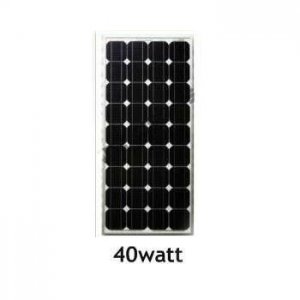 Φωτοβολταϊκός Συλλέκτης 40WATT 12V Solar Panel BAO-4045 με Πλαίσιο Αλουμινίου