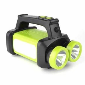 Κίτρινος Διπλός Φακός Led και Φανάρι Camping 200 Lumens HX-8802A