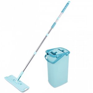 Σφουγγαρίστρα &amp; Παρκετέζα με Μικροϊνες - Cleaner Pro Γαλάζιο