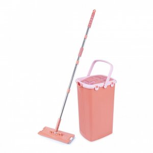 Σφουγγαρίστρα &amp; Παρκετέζα με Μικροϊνες - Cleaner Pro Ροζ